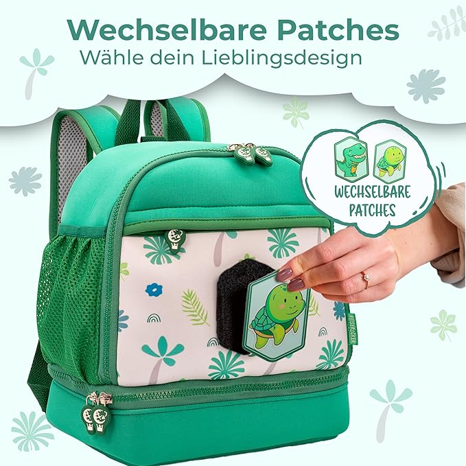 REISERACKER Kinderrucksack Adventure grün