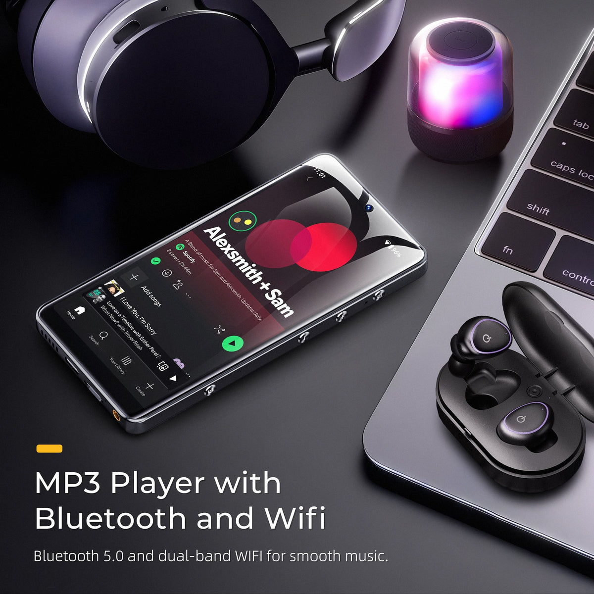 HIFI WALKER G7 Pro Android-Musikplayer – 128 GB – schwarz