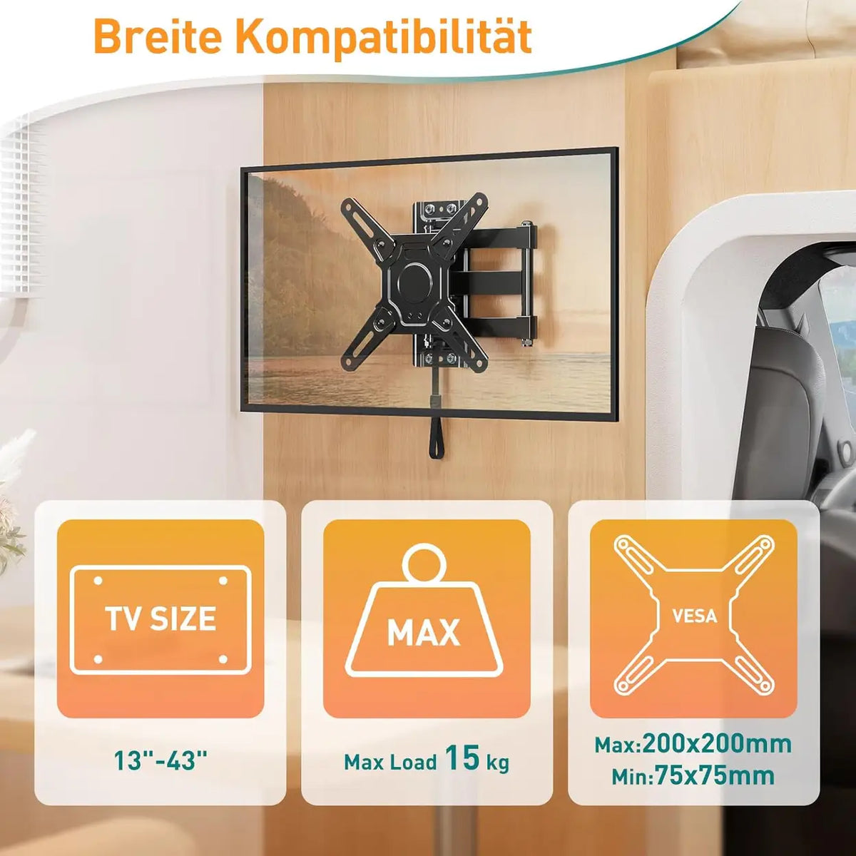 Vizyon VZD-85-3790 TV-Wandhalterung
