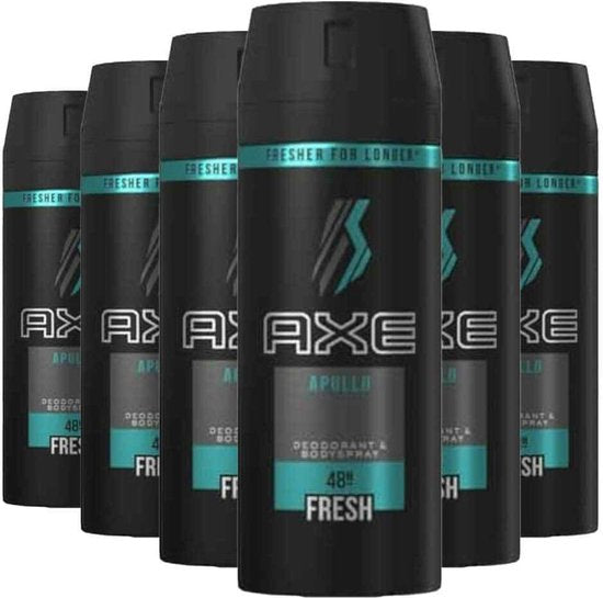6x Axe Deospray - Apollo 150 ml