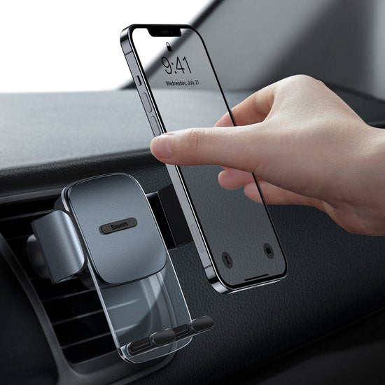 Baseus Handyhalterung für das Armaturenbrett/die Lüftungsdüse im Auto, schwarz