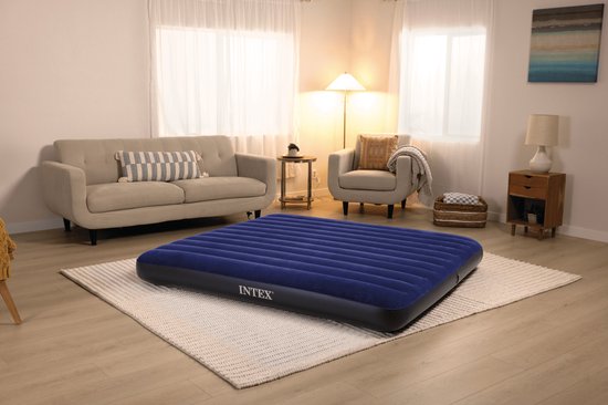 Intex King Dura-Beam Classic Downy Luftmatratze – 203 × 183 × 22 cm