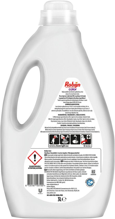 Robijn – Flüssigwaschmittel – Color – 60 Waschgänge
