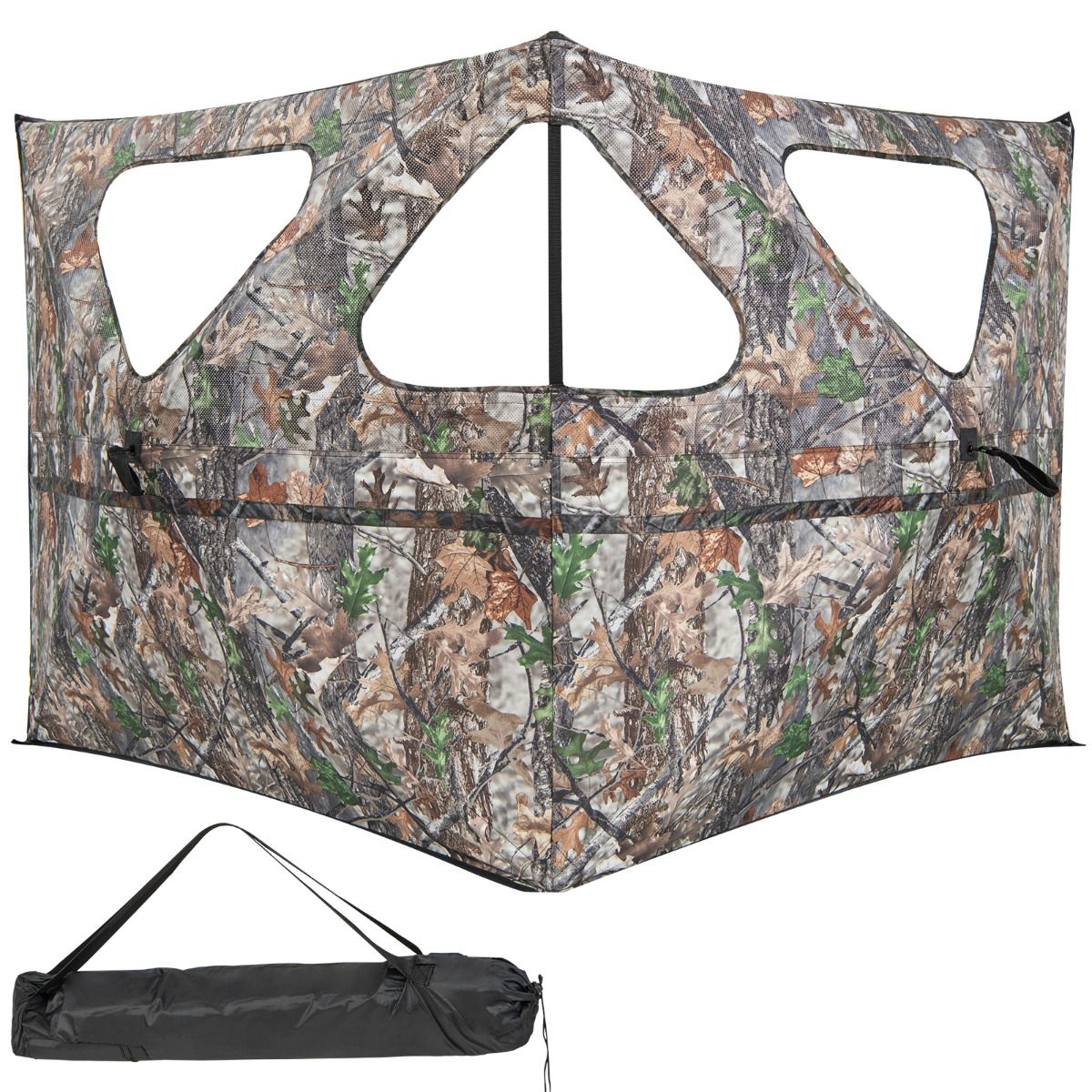 Coast Hunting Lodge Portable mit Fenster - 148 x 113 cm - Camouflage
