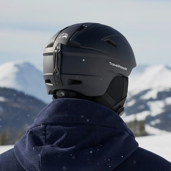 Travelhawk Skihelm - Snowboardhelm - Skihelm - Unisex - Schwarz - S