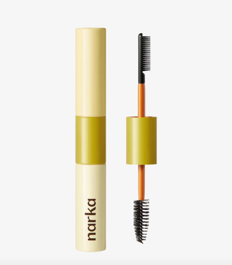 Narka Core Rebuild Hype Fit Hair Mascara – Haarstyling-Mascara mit Doppelbürste für mehr Volumen und perfekte Babyhaare – 6 g