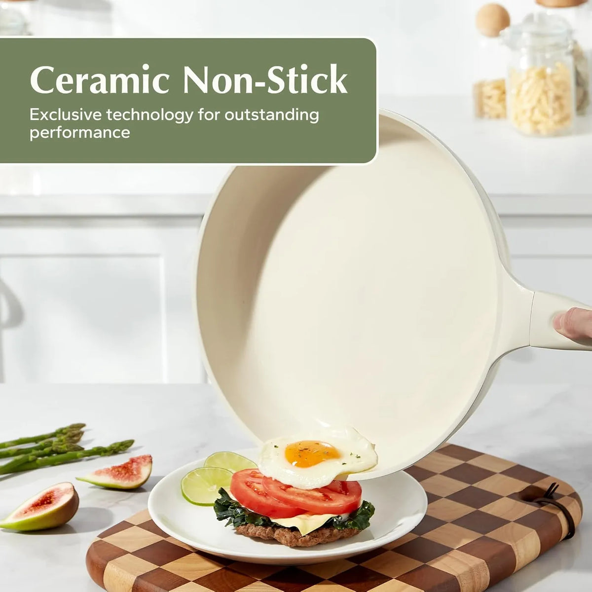 RedChef Starlight Keramik-Pfanne – 28 cm – Antihaftbeschichtung