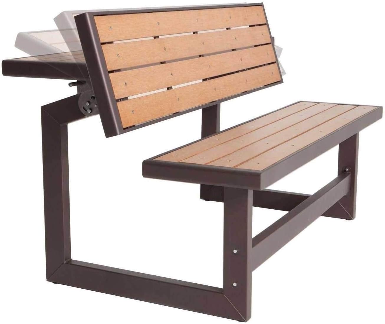 lifetime Cabrio-Tischbank - 140 x 88 x 36 - Braun