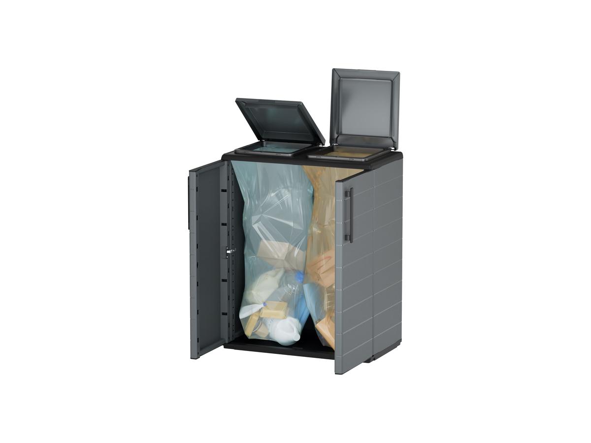 Artplast - P71/ECO halbhoher Schrank – Kunststoff – 68 x 37 x 84 cm – Weiß
