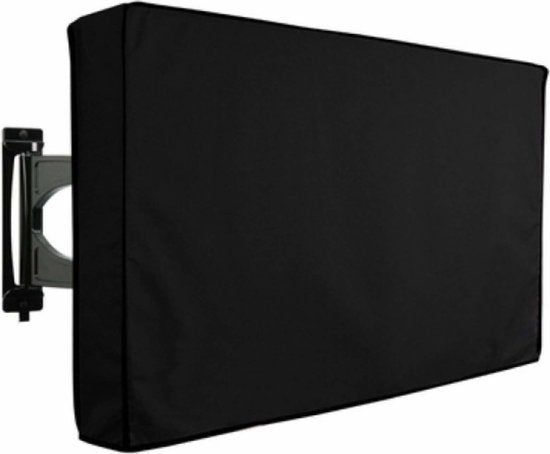 Alpina Outdoor-Fernsehhaube - 81x58x11,5 cm - wasser- und schmutzabweisend - schwarz