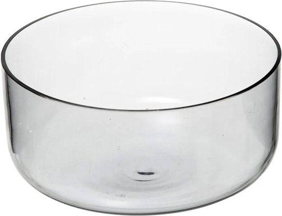 Secret de Gourmet Salatschüssel/Servierplatte – Glas/Holz – D24 cm – Servierplatte – Obstschale