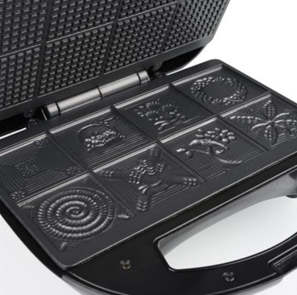 Tristar WF-3082 Zimt-Waffeleisen – 8 Waffeln – 700 W – Antihaftbeschichtung