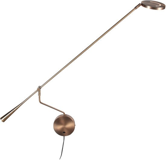 Steinhauer Exclusive – Wandleuchte – Soleil2 – Bronze – Kunststoff mit Metall – Nachttischlampe – LED – 4387BR