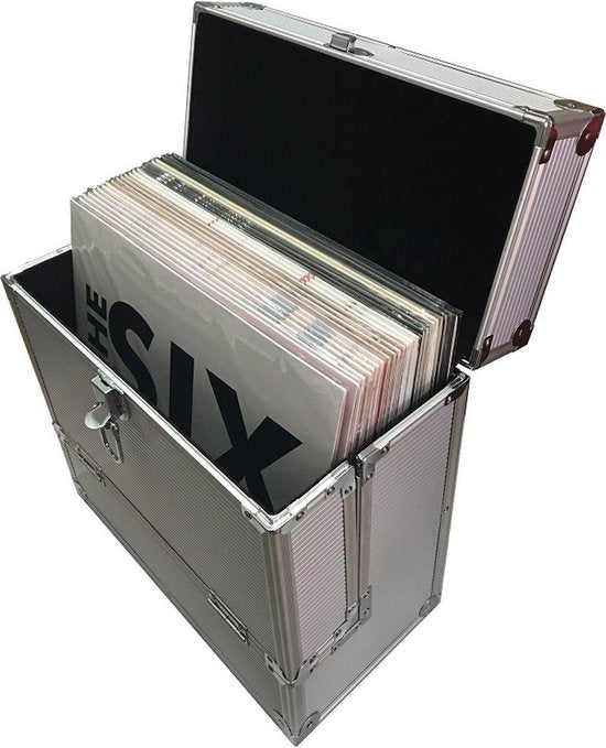 Vinyl LP-Hülle - Plattenhülle - 40 LPs - silber
