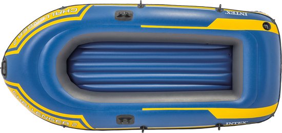 Intex Challenger 2 Boot-Set – 236 x 114 x 41 cm – inklusive Paddel und Pumpe