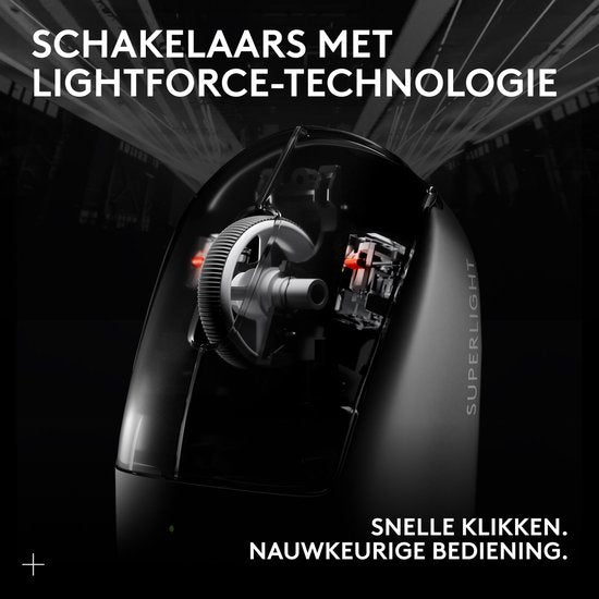 Logitech G Pro X Superlight 2 – Kabellose Gaming-Maus – Lightspeed – Weiß