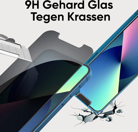 Podec 2x Displayschutzfolie und 2x Kameralinsenschutz für iPhone 13 - gehärtetes Schutzglas - transparent und kratzfest - gehärtete Glasabdeckung