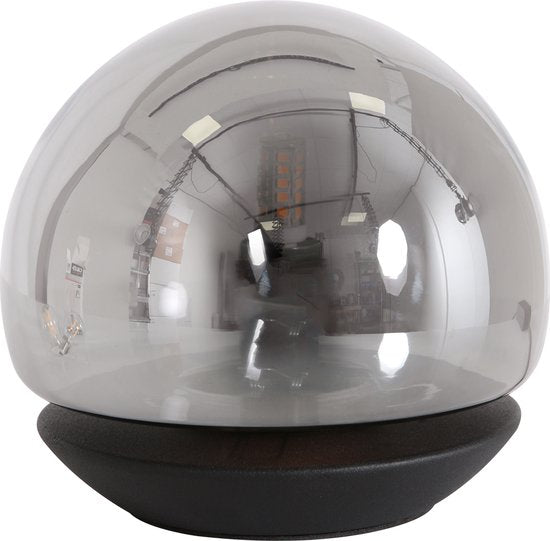 Steinhauer Tischlampe Ancilla – schwarz – Metall – 17 cm – G9-Fassung – 3104ZW