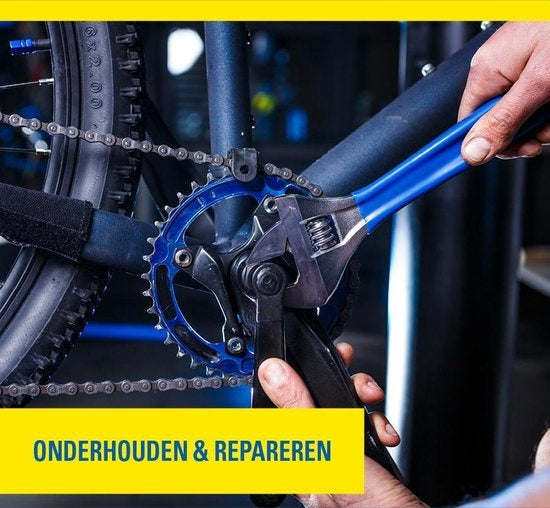 Kinzo Fahrrad-Reparaturset - 20-teilig - im praktischen Koffer
