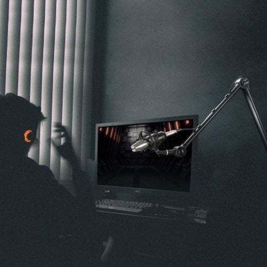 Professioneller Mikrofonarmständer verstellbar für Vlogging Podcasting Broadcasting Gaming