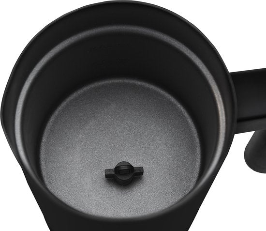 Tomado TMF1201B - Elektrischer Milchaufschäumer - Heißes und kaltes Aufschäumen - Heizung - Cappuccinozubereitung - Mattschwarz