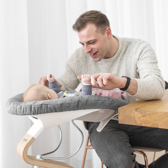 Stokke Nomi Newborn-Set Weiß Grau Sand