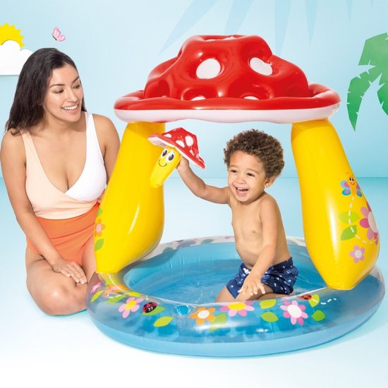 Intex Baby-Aufblaspool „Pilz“ – Ø 102 x 89 cm