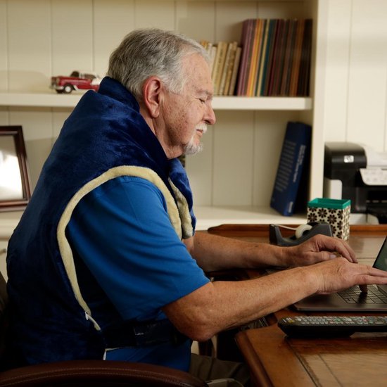 Wärme- und Massagedecke | Entspannung und Beruhigung der Muskeln | Lösung für Rückenschmerzen