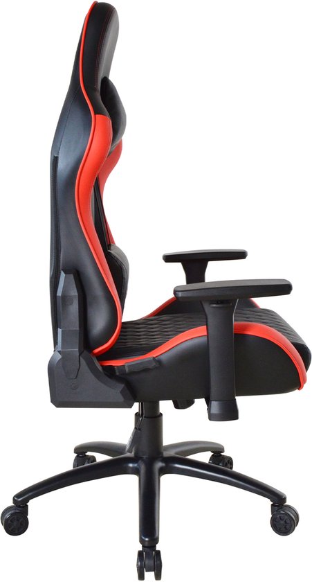 VDD Gaming – Gaming-Stuhl – Gaming-Sessel – Gaming-Stühle – Gaming-Stuhl mit breiter Sitzfläche – Gaming-Stuhl für große Menschen – rot – schwarz – Belastbarkeit 150 kg