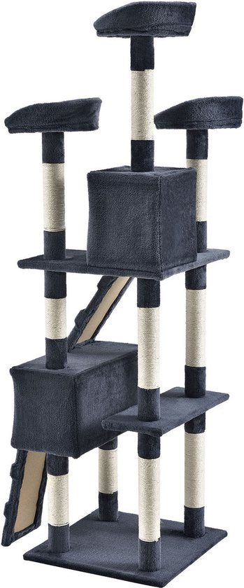 Katzenkratzbaum - Amy - Dunkelgrau