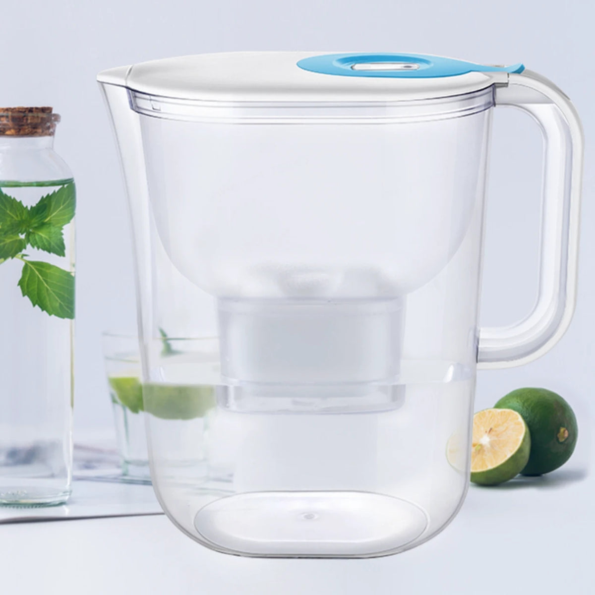 Freco Bluetech Wasserfilterkanne – 4 l – LCD-Timer – 3 Filter