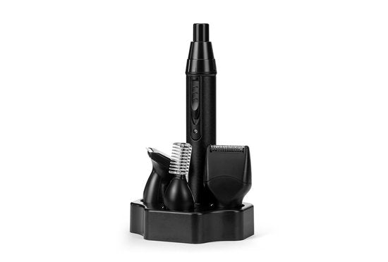 Wellhealth - 4-in-1-Nasen- und Ohrhaartrimmer - Schwarz