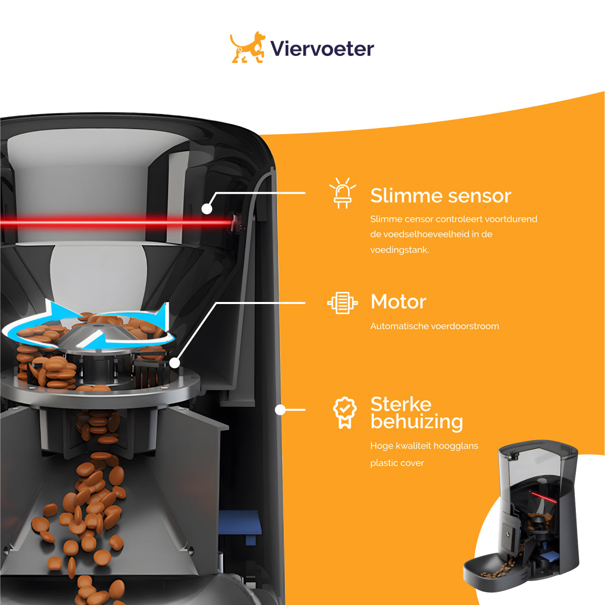 Quadruped Feeder - Futterautomat Katze und Hund