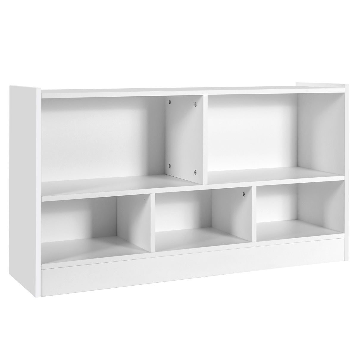 Coast Spielzeugschrank für Kinder aus Holz Regal für Kinder 111 x 30 x 61,5 cm weiß