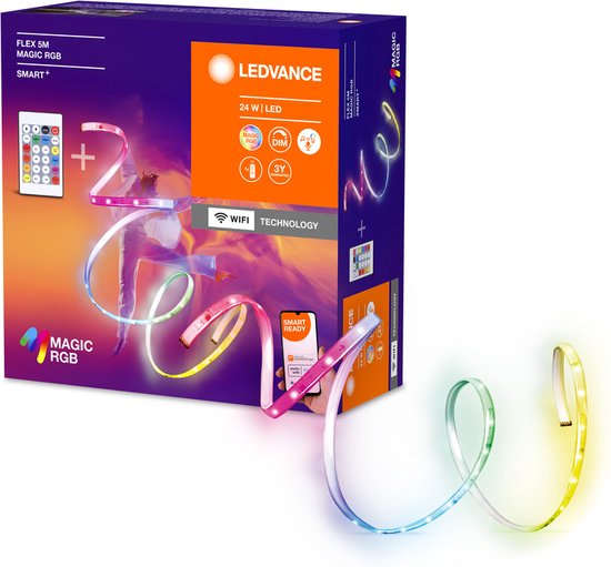 LEDVANCE SMART+ WiFi FLEX 3M LED-Streifen, weiß, 22 W, 500 lm