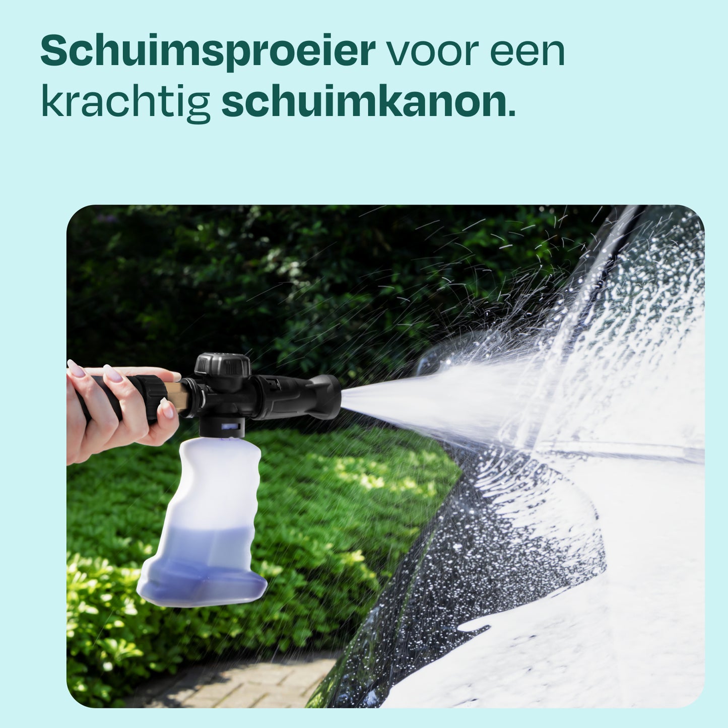 VONROC Schaumsprühdüse Schaumkanone 350 ml – für den Hochdruckreiniger V25-3 (PW515AC)