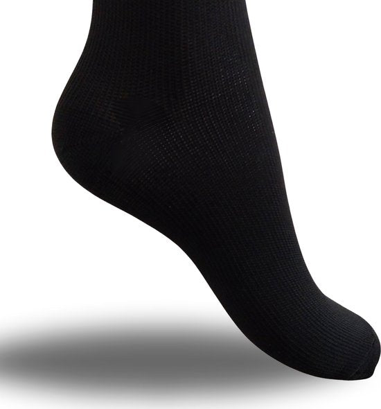 Kompressionssocken 1 Paar Stützsocken Damen und Herren - Kompressionssocken - Laufsocken - Sportsocken - Schwarz - Größe 41-45 L/XL