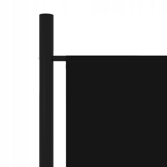 Schwarzer Paravent – 6-teilig – 300 x 180 cm – Raumteiler