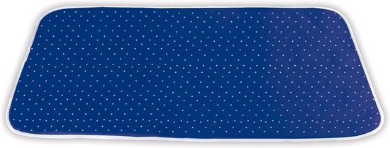 Wenko Bügeldecke, 5-lagig, 100 × 65 cm, Baumwolle, blau
