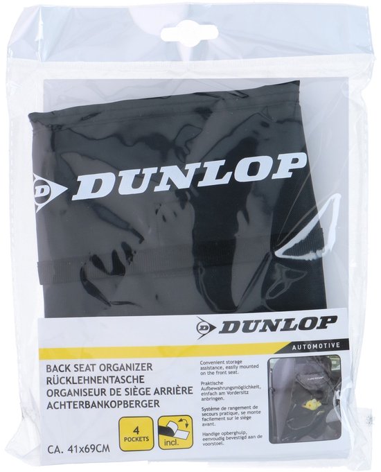 Multifunktionaler Organizer von Dunlop, schwarz, 41 x 69 cm