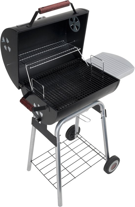 Landmann Black Taurus 440 Holzkohlegrill – Robustes Design – Große Grillfläche