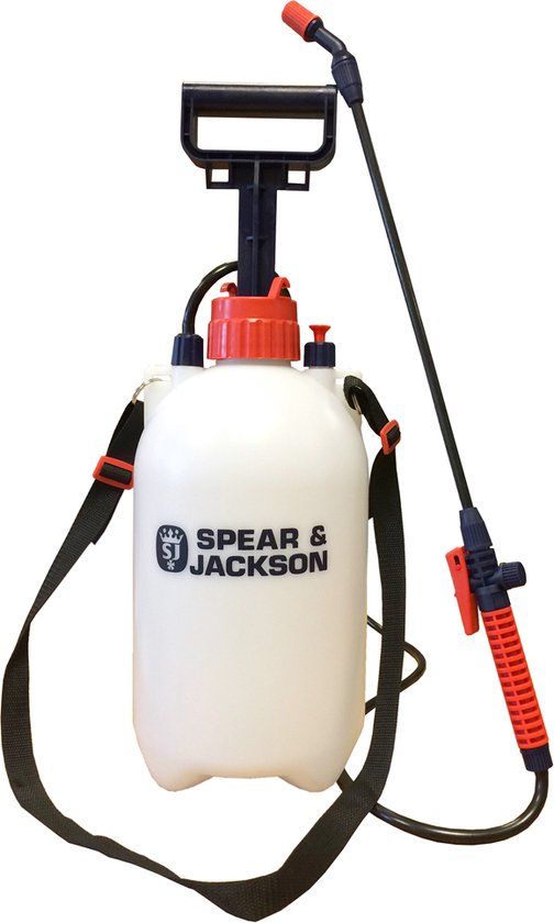 Spear & Jackson Drucksprühgerät 5 Liter - Drucksprühgerät - Unkrautvernichter - Sprühgerät - Drucksprühgeräte - Drucksprühgerät säurebeständig - Drucksprühgerät sauer