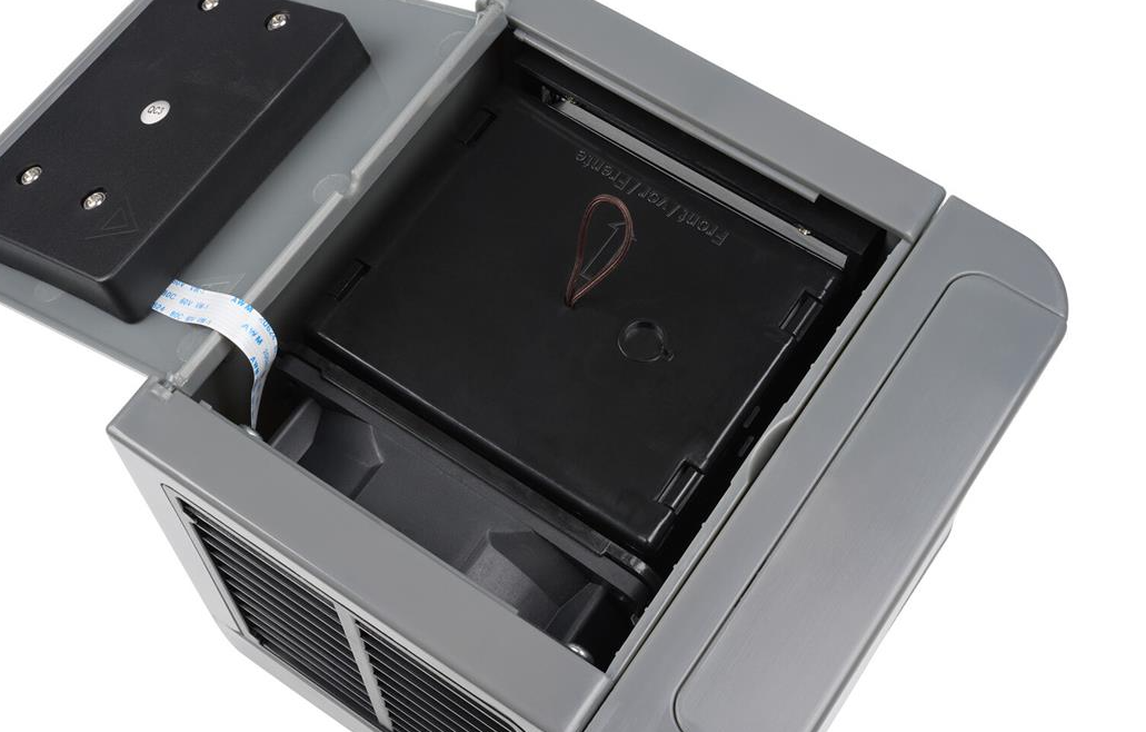 Princess 355500 Luftkühler – Mit 3 Geschwindigkeitsstufen – Grau – 14,2 x 14,2 x 14,8 cm