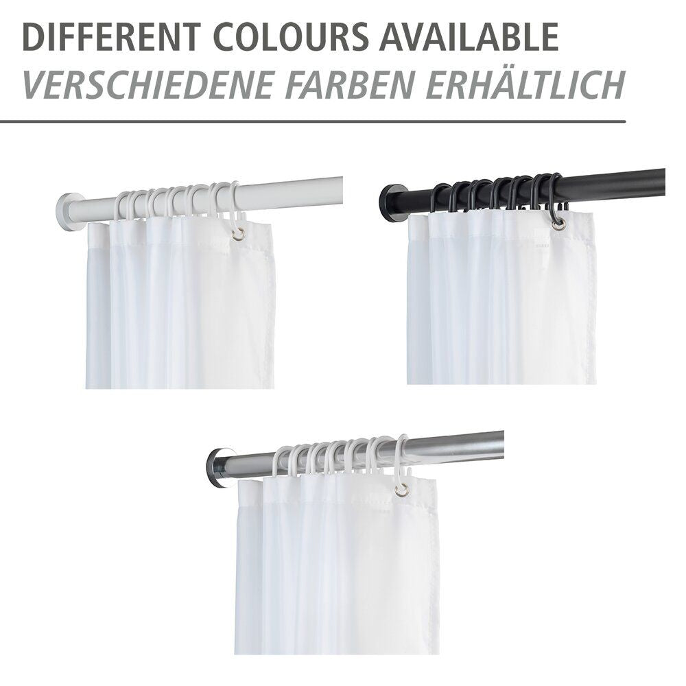WENKO Luz Teleskop-Duschstange Chrom – 70–115 cm – Edelstahl