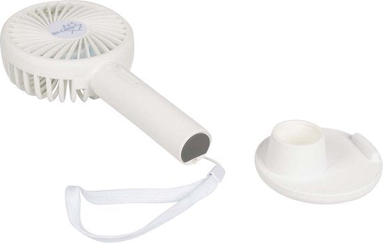 Bo-Camp – Handventilator – Mit Halterung – Wiederaufladbar