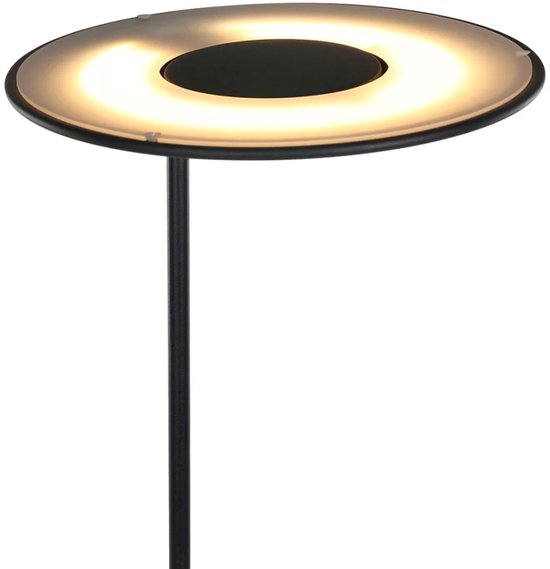Stehleuchte Zenith LED 1477ZW schwarz, Höhe 185 cm, Material Kunststoff und Metall, schwenkbar, Steinhauer Exclusive