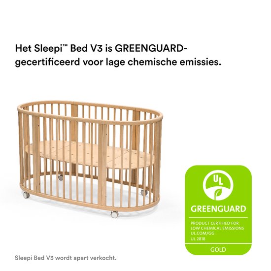 Stokke Sleepi V3 Downsizing-Set, Natural – Verwandeln Sie das Sleepi-Bett V3 wieder in ein Sleepi Mini