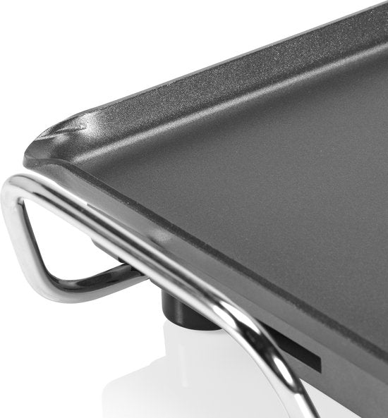 Princess Table Chef Superior Grillplatte 102240 - Gourmet - Grillplatte - Tischgrill - 46 x 26 cm - 8 Personen - Einstellbarer Thermostat - 2500 W - Teppanyaki - Für drinnen und draußen - 2 Meter langes Kabel