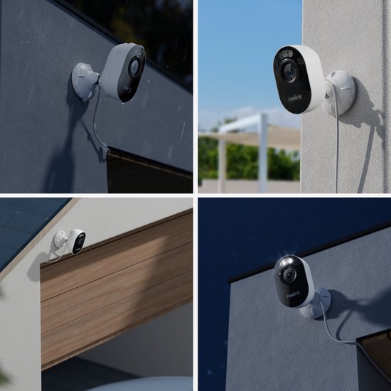 Reolink 2K 4MP Kompakte Außenüberwachungskamera, 2,4/5 GHz WLAN, Erkennung von Personen/Fahrzeugen/Tieren, Farb-Nachtsicht