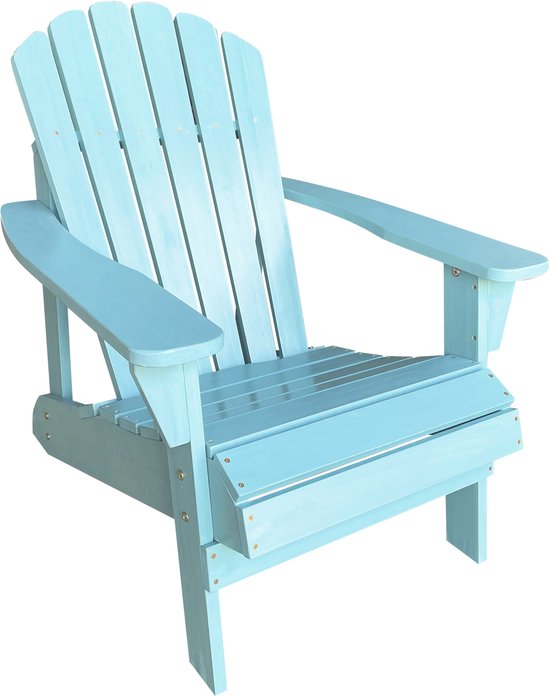 AXI Carmen Adirondack-Stuhl – Loungesessel aus Holz mit Armlehnen – Hohe Rückenlehne – 90,5 x 78,4 x 93 cm